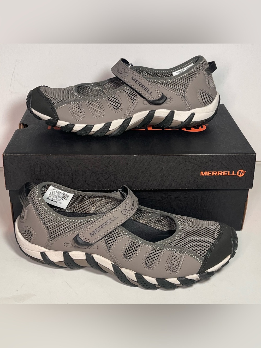 Merrell Waterpro Pandi 2 Brindle Mary Jane Mesh Strap Slip-On Shoes